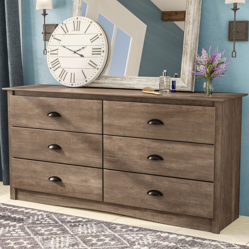 Laurel Foundry Modern Farmhouse June 6 Drawer Double Dresser & Reviews